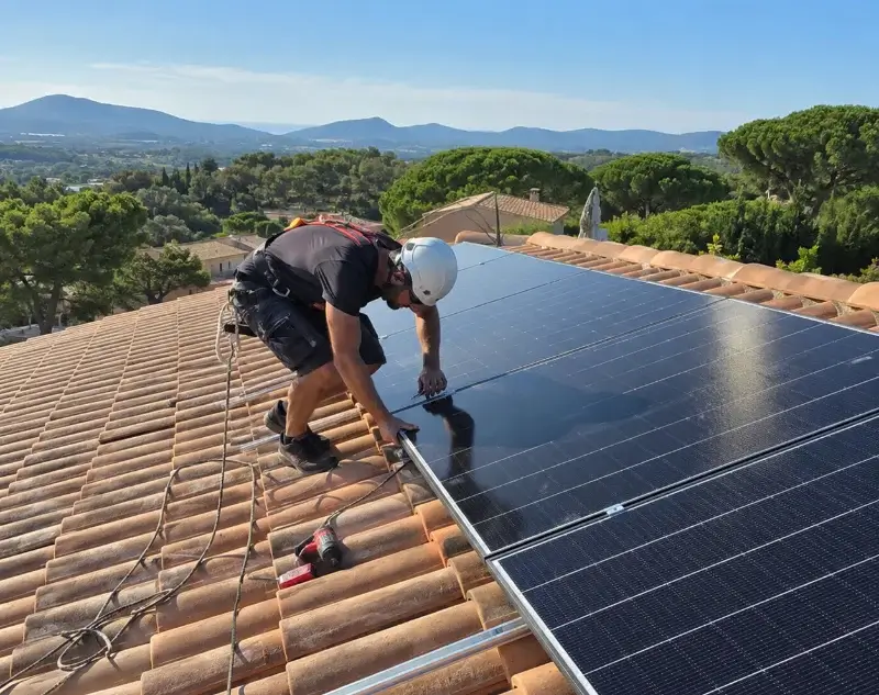 Installateur panneaux solaires Douzillac — pose photovoltaïque sur toiture