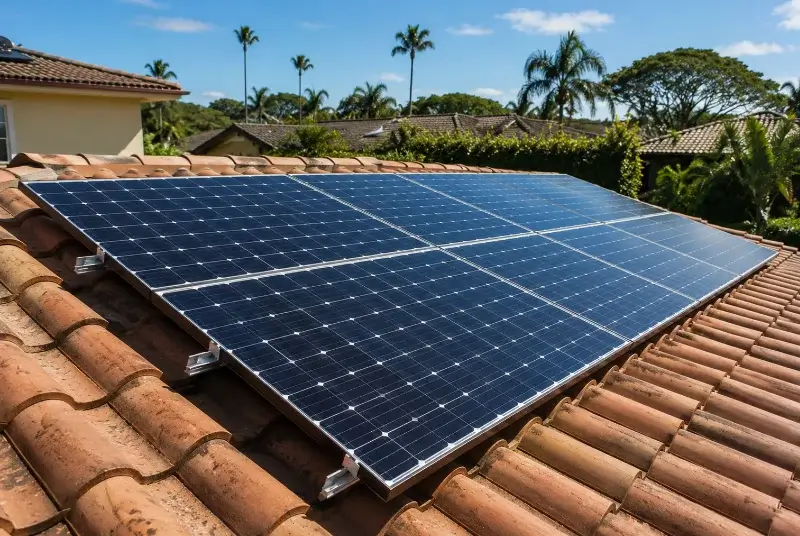 Installation de panneaux solaires à Douzillac